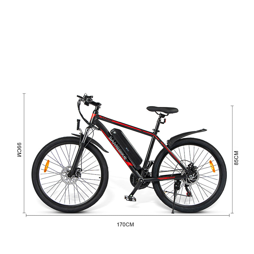 bicicleta eléctrica de montaña Samebike SY26 350W-36V-10Ah (360Wh) - rueda 26"