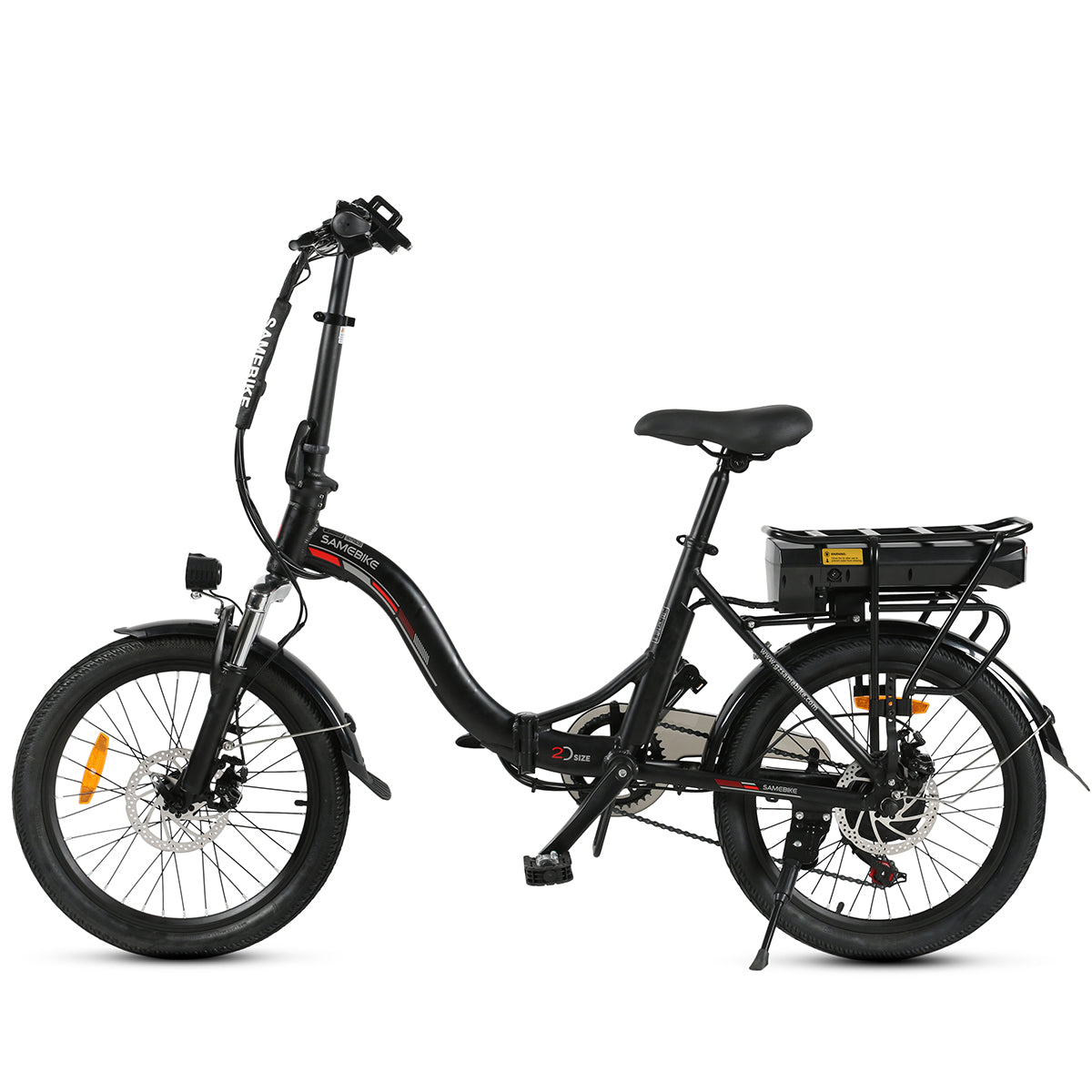 bicicleta eléctrica plegable Samebike JG20 350W-36V-10Ah (360Wh) - rueda 20"