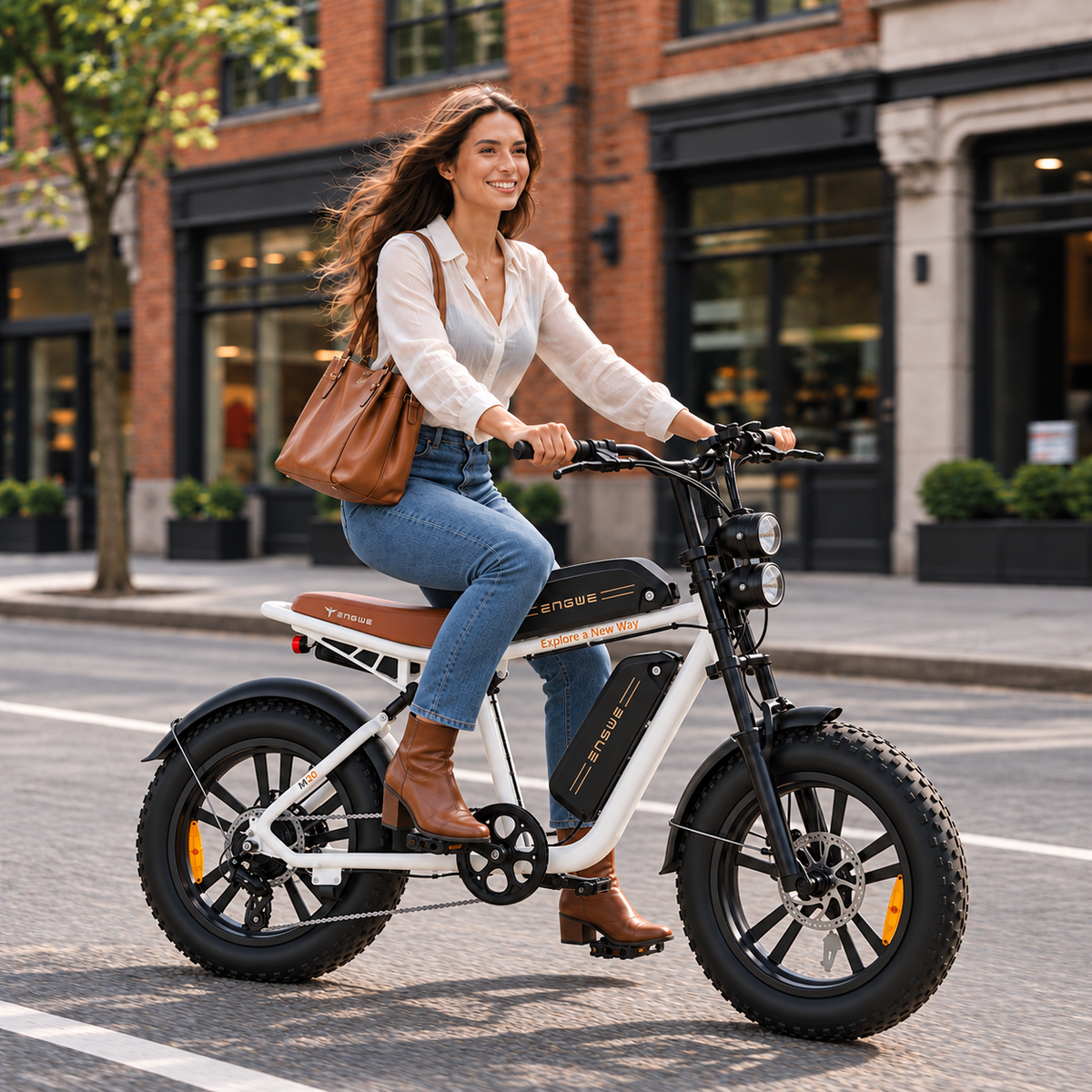Bicicleta eléctrica ENGWE M20 2BAT urbana fatbike 1248 Wh