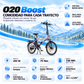 Bicicleta eléctrica ENGWE O20 B plegable urbana 720 Wh