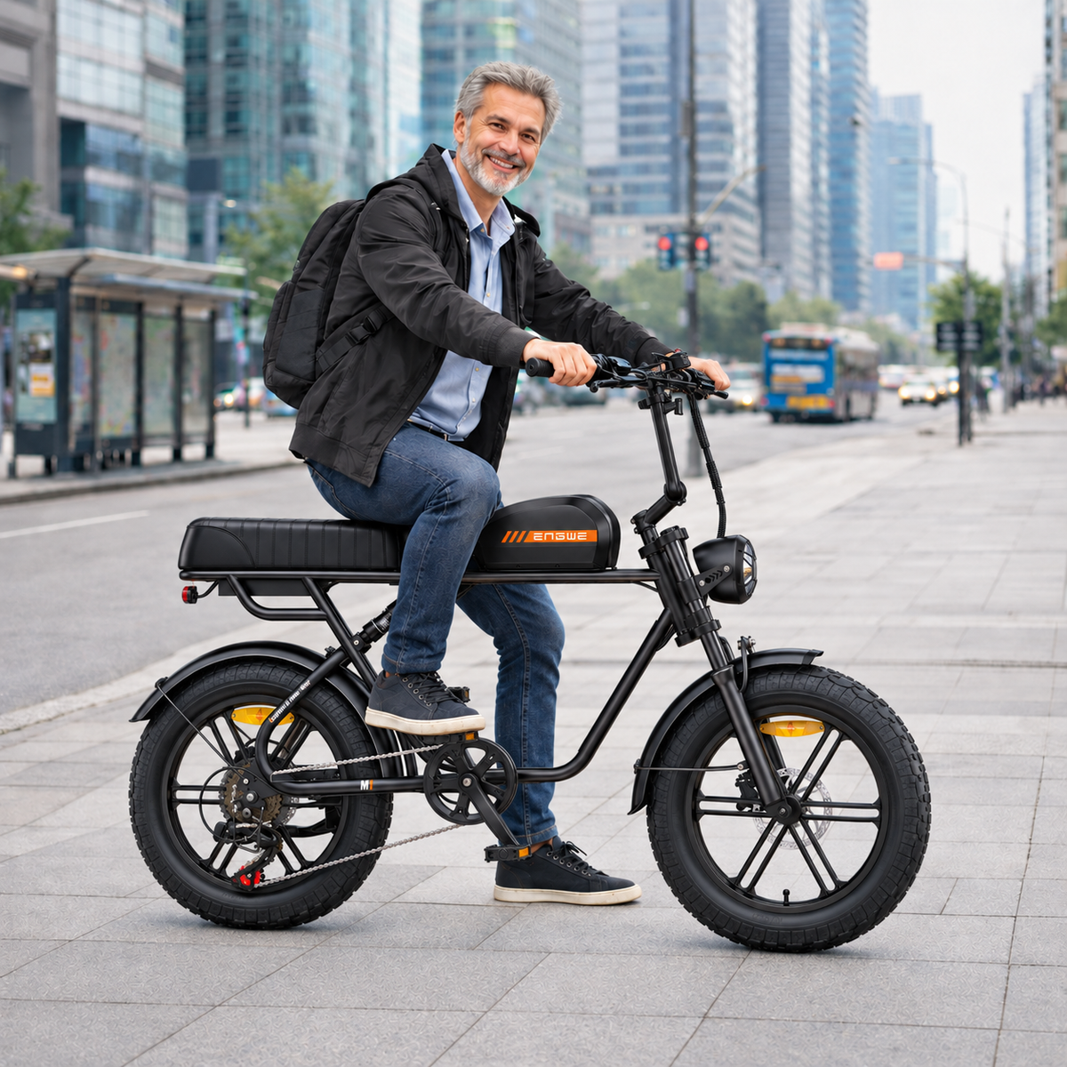 Bicicleta eléctrica ENGWE M1 urbana fatbike 749 Wh