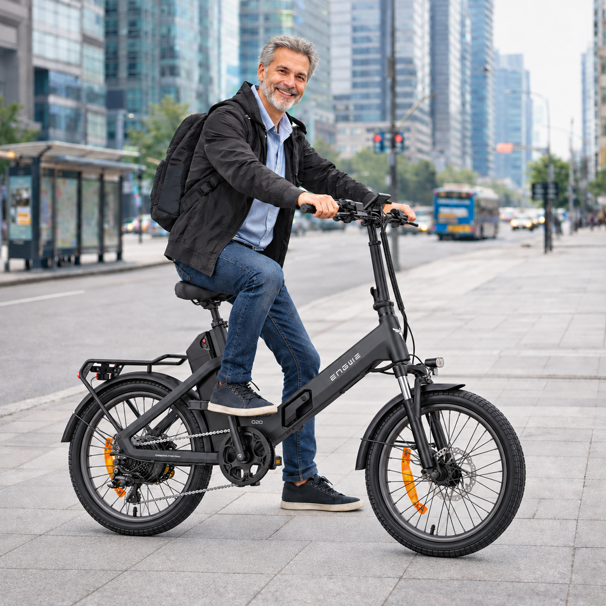 Bicicleta eléctrica ENGWE O20 B plegable urbana 720 Wh