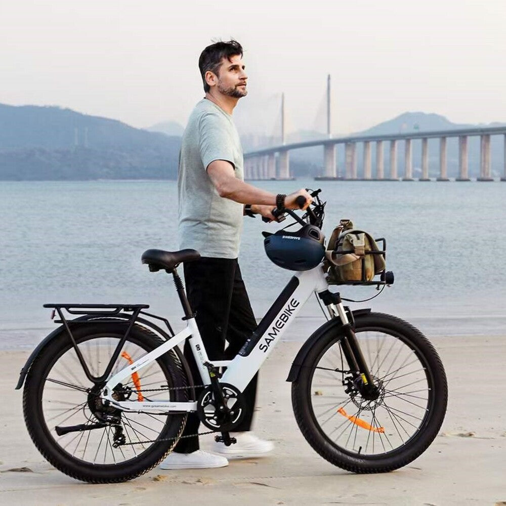Bicicleta eléctrica urbana RS-A01 48V-14Ah (672Wh) - semi fatbike 26"x3.0"