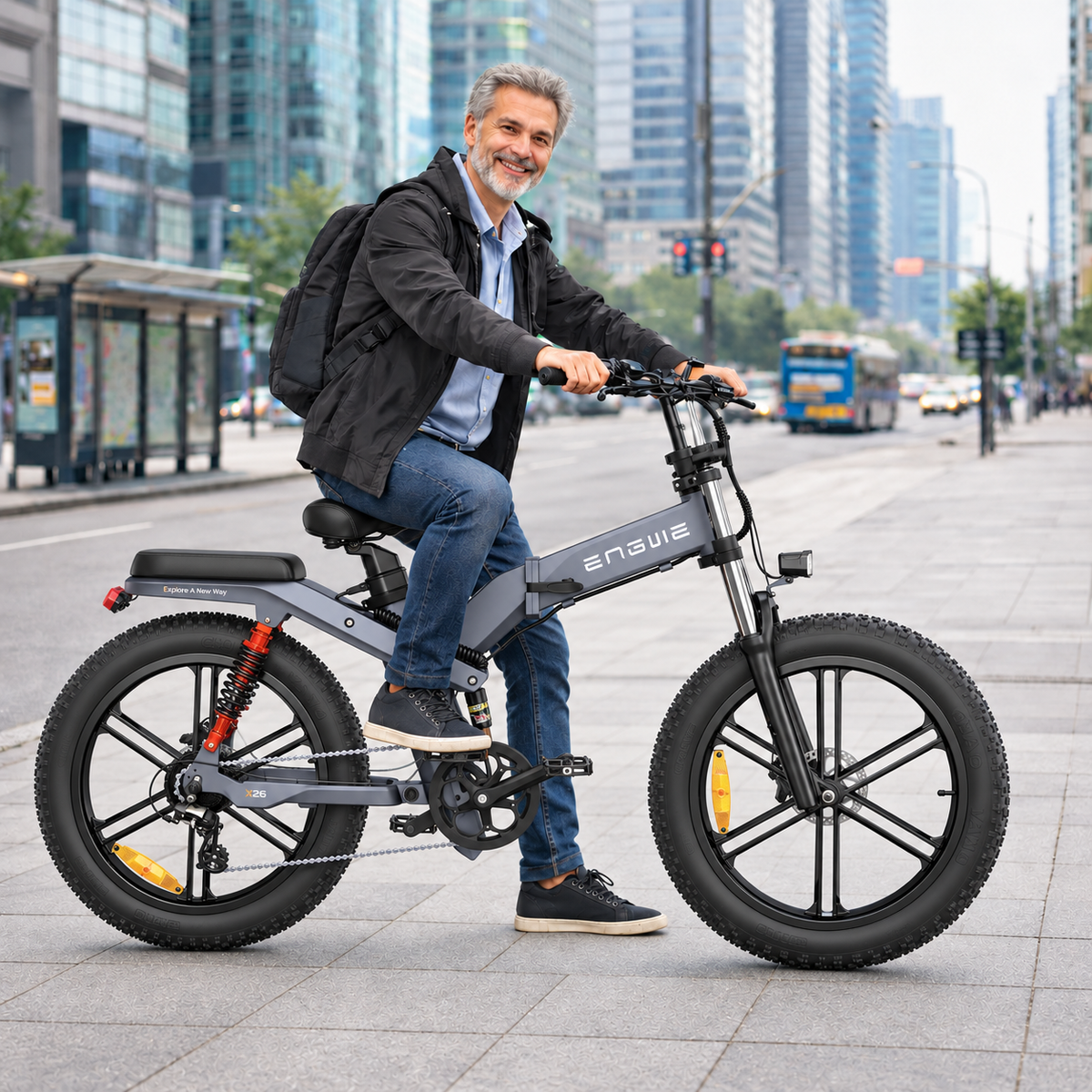 Bicicleta eléctrica ENGWE X26 2BAT montaña fatbike 1402 Wh