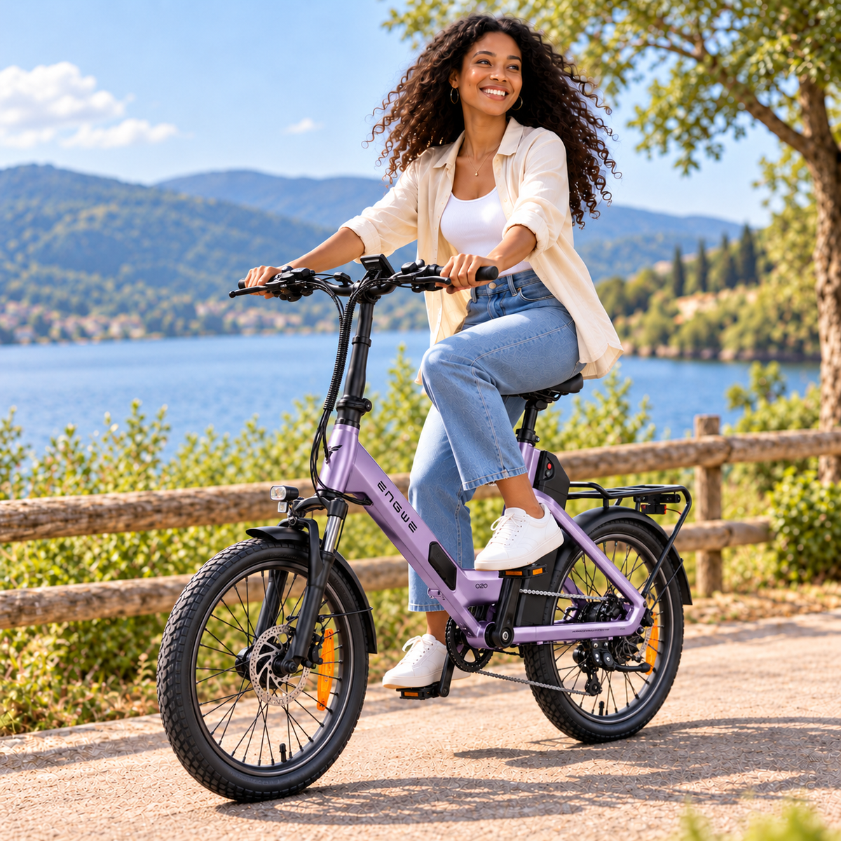 Bicicleta eléctrica ENGWE O20 B plegable urbana 720 Wh