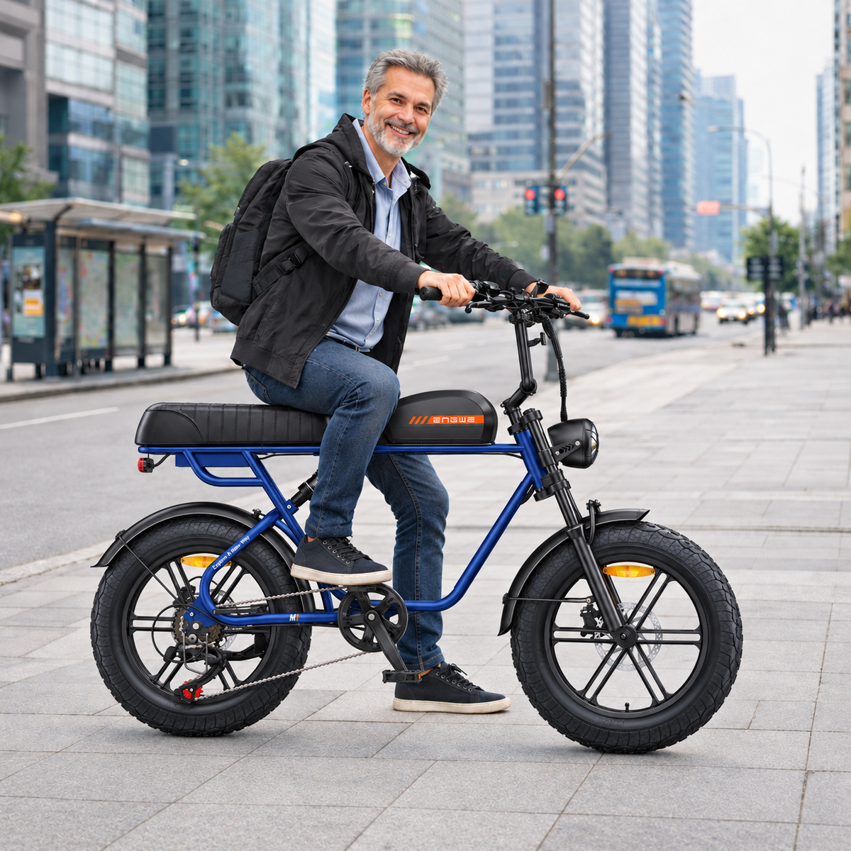 Bicicleta eléctrica ENGWE M1 urbana fatbike 749 Wh