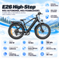 Bicicleta eléctrica ENGWE E26 HS trekking fatbike 768 Wh