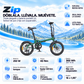 Bicicleta eléctrica ENGWE ZIP plegable urbana 360 Wh