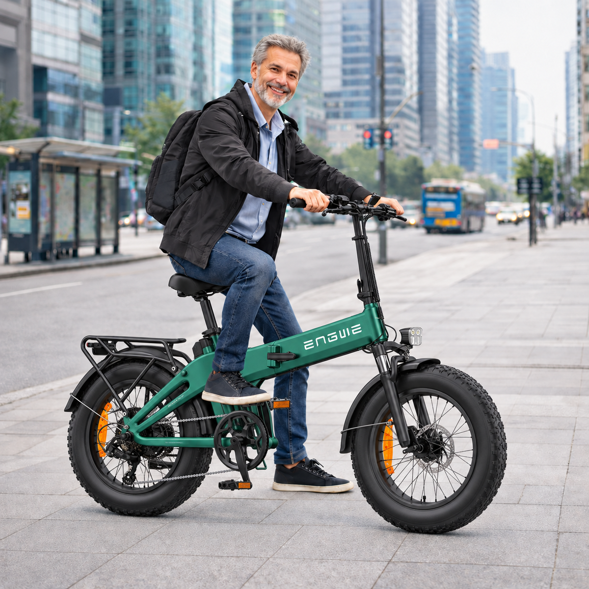 Bicicleta eléctrica ENGWE EP2 3.0 B plegable fatbike 648 Wh