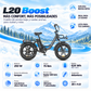 Bicicleta eléctrica ENGWE L20 B trekking fatbike 624 Wh