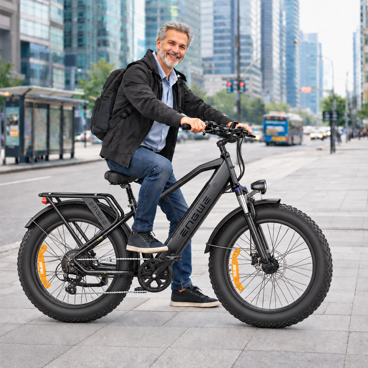 Bicicleta eléctrica ENGWE E26 HS trekking fatbike 768 Wh