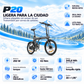 Bicicleta eléctrica ENGWE P20 plegable urbana 345 Wh