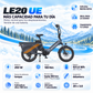 Bicicleta eléctrica ENGWE LE20 urbana carga 920 Wh