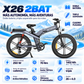 Bicicleta eléctrica ENGWE X26 2BAT montaña fatbike 1402 Wh