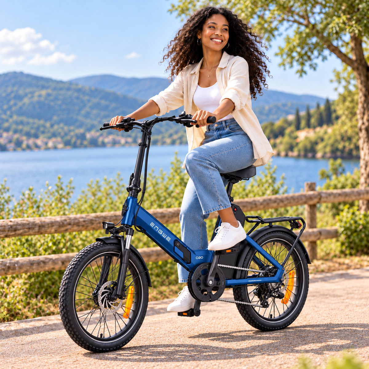 Bicicleta eléctrica ENGWE O20 B plegable urbana 720 Wh