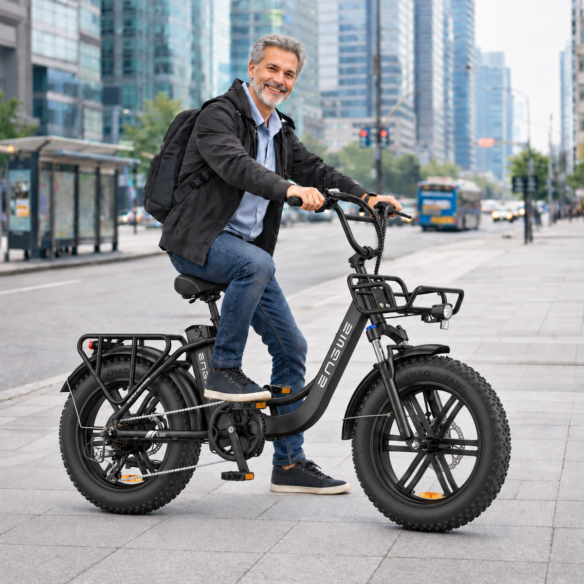 Bicicleta eléctrica ENGWE L20 B trekking fatbike 624 Wh