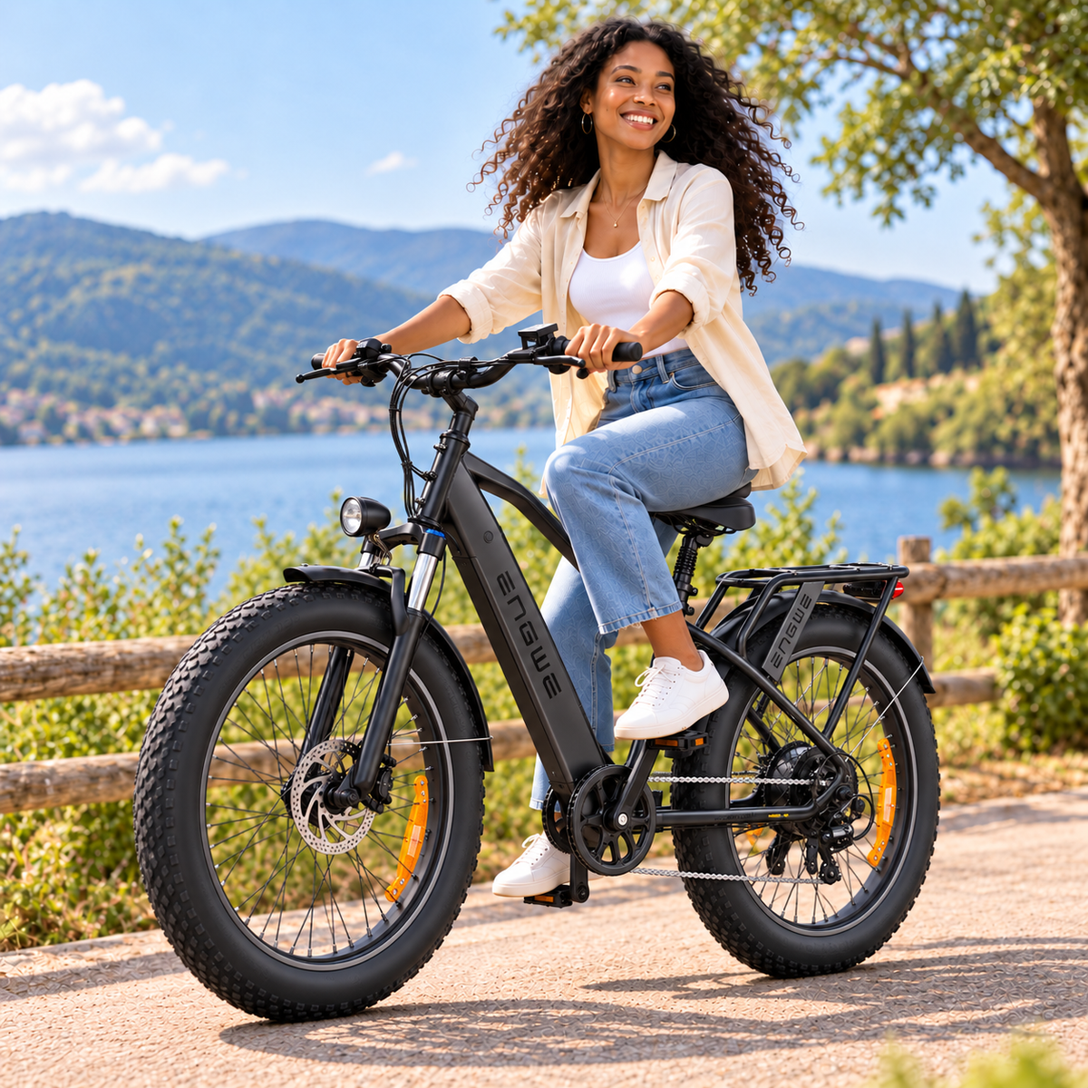 Bicicleta eléctrica ENGWE E26 HS trekking fatbike 768 Wh