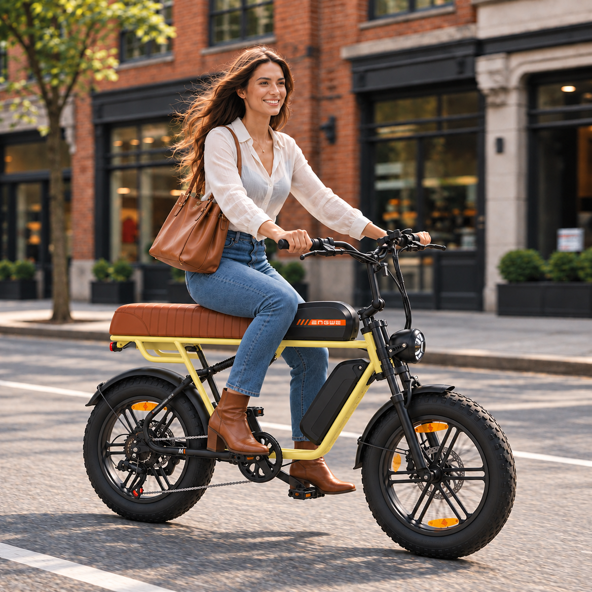 Bicicleta eléctrica ENGWE M1 2BAT urbana fatbike 1370 Wh