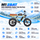 Bicicleta eléctrica ENGWE M1 2BAT urbana fatbike 1370 Wh