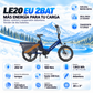 Bicicleta eléctrica ENGWE LE20 EU 2BAT carga 1843 Wh
