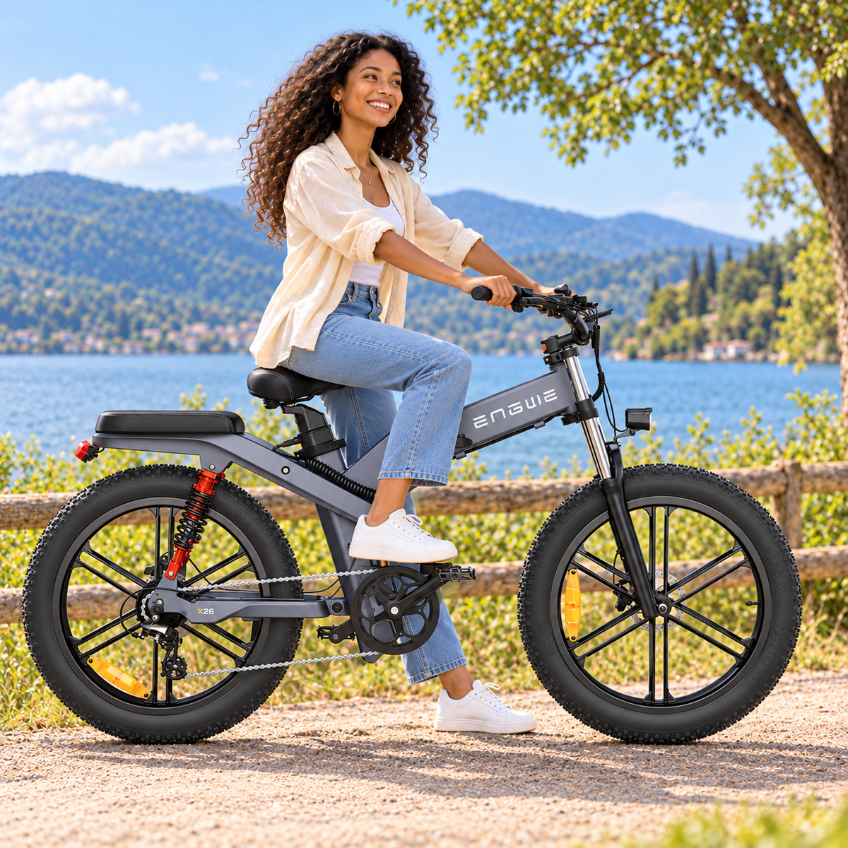 Bicicleta eléctrica ENGWE X26 2BAT montaña fatbike 1402 Wh