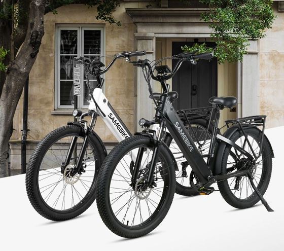 Bicicleta eléctrica urbana RS-A01 48V-14Ah (672Wh) - semi fatbike 26"x3.0"