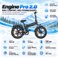Bicicleta eléctrica ENGWE ENG PRO 2.0 plegable fatbike 768 Wh