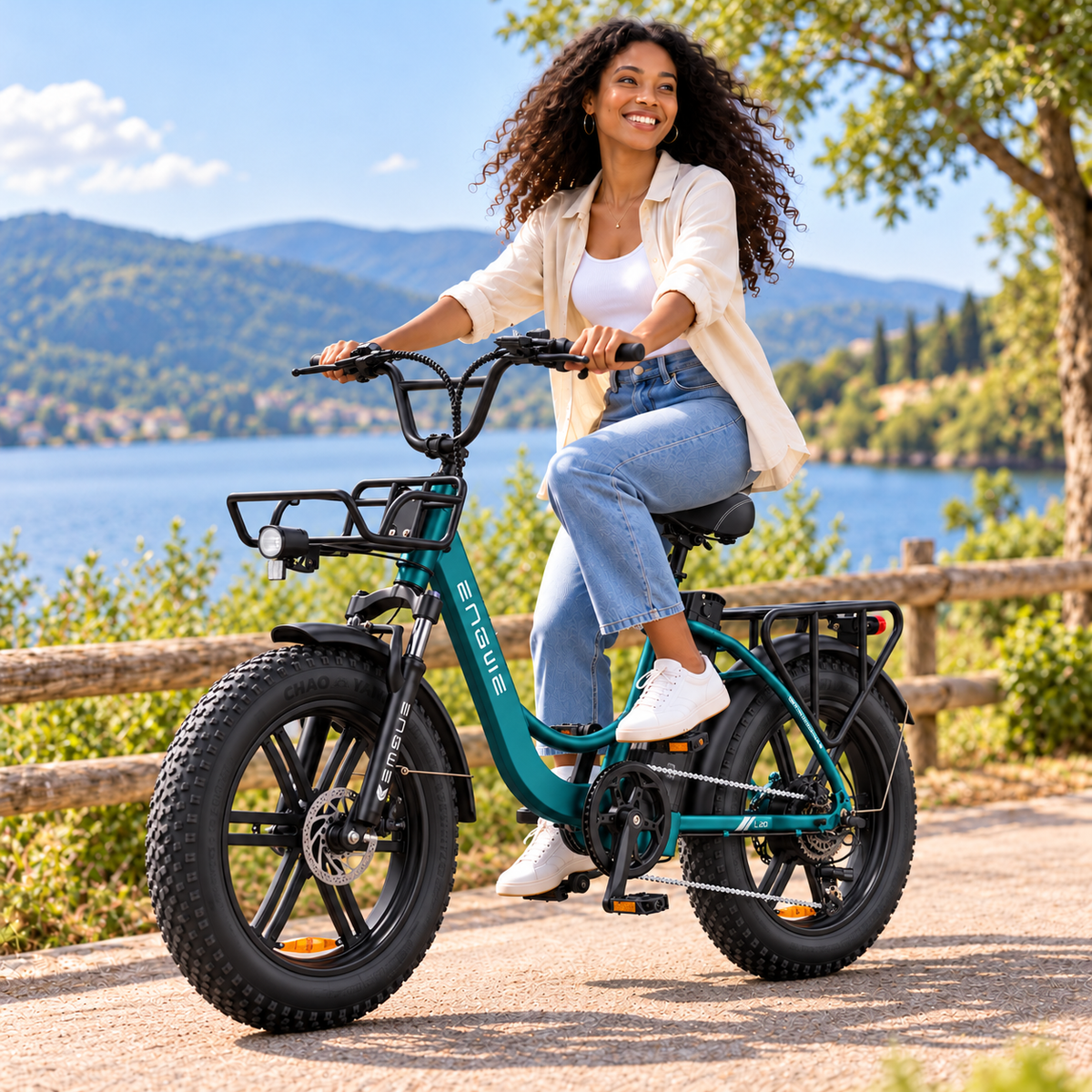 Bicicleta eléctrica ENGWE L20 B trekking fatbike 624 Wh
