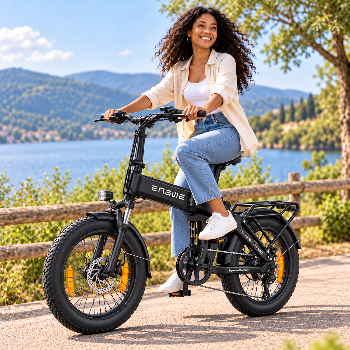 Bicicleta eléctrica ENGWE ENG PRO 3.0 B plegable fatbike 720 Wh