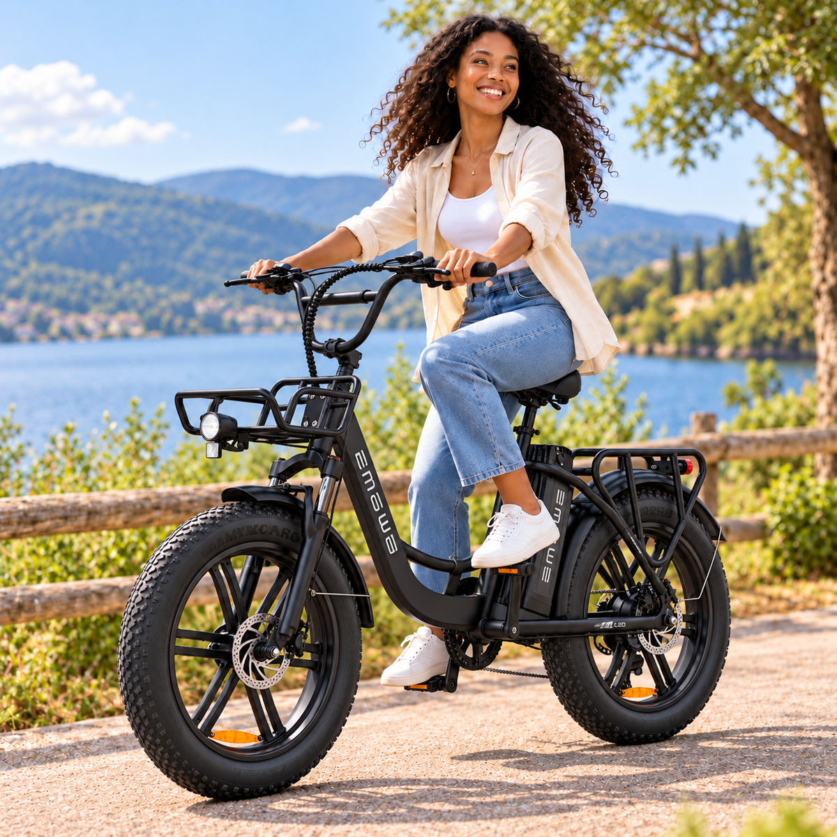 Bicicleta eléctrica ENGWE L20 B trekking fatbike 624 Wh