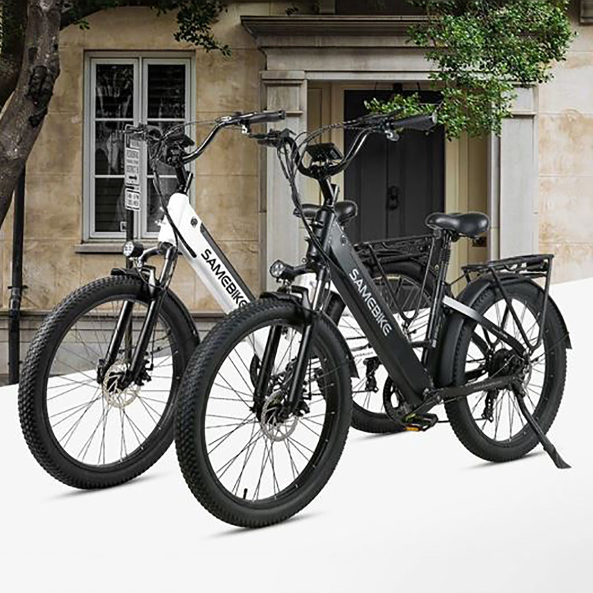 Bicicleta eléctrica urbana RS-A01 48V-14Ah (672Wh) - semi fatbike 26"x3.0"