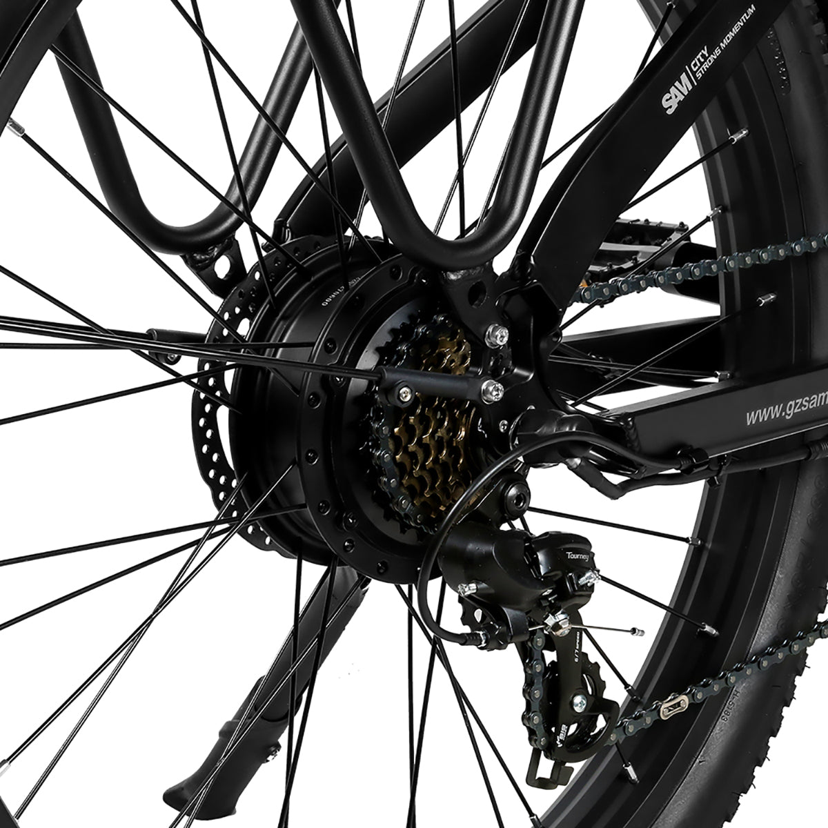Bicicleta eléctrica urbana RS-A01 48V-14Ah (672Wh) - semi fatbike 26"x3.0"