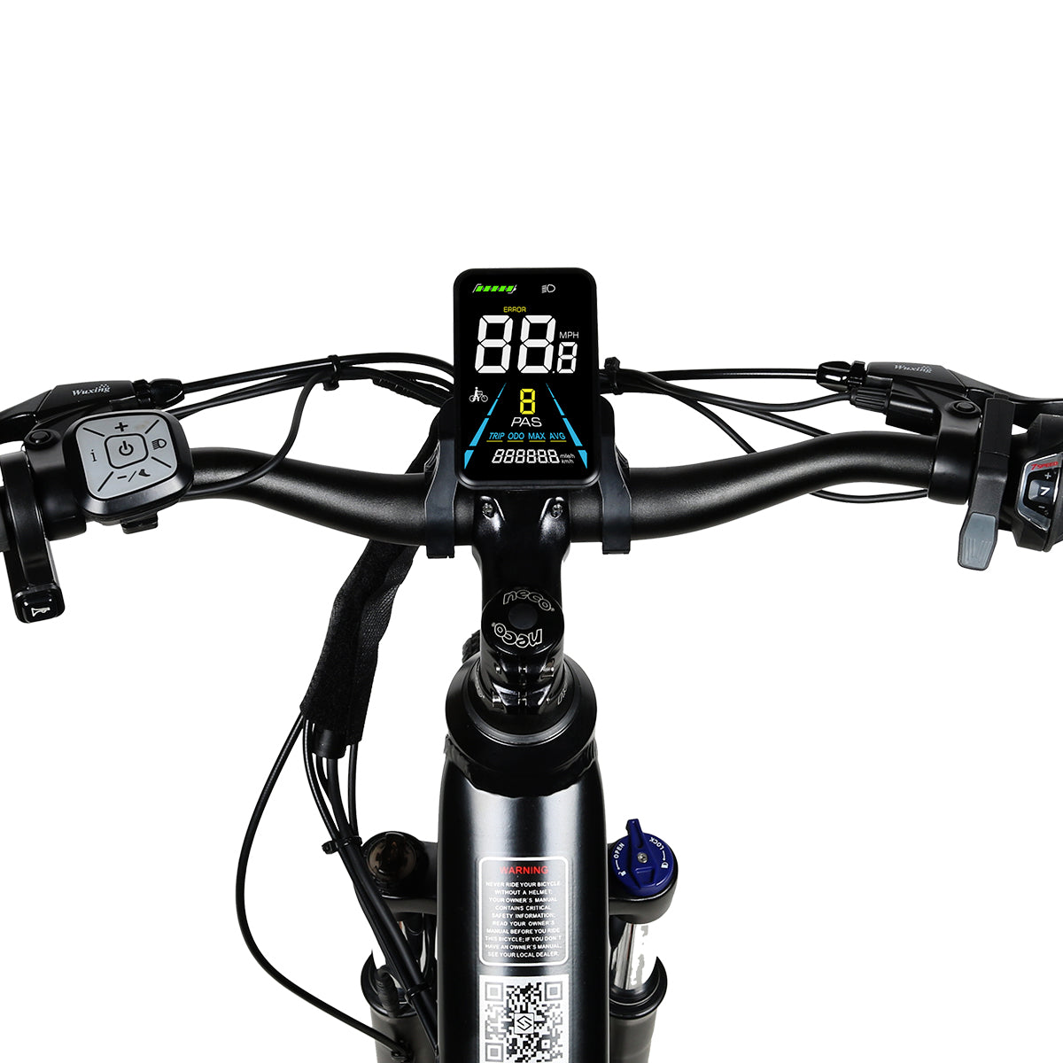 Bicicleta eléctrica urbana RS-A01 PRO 36V-15Ah (540Wh) - rueda 26x2,1"