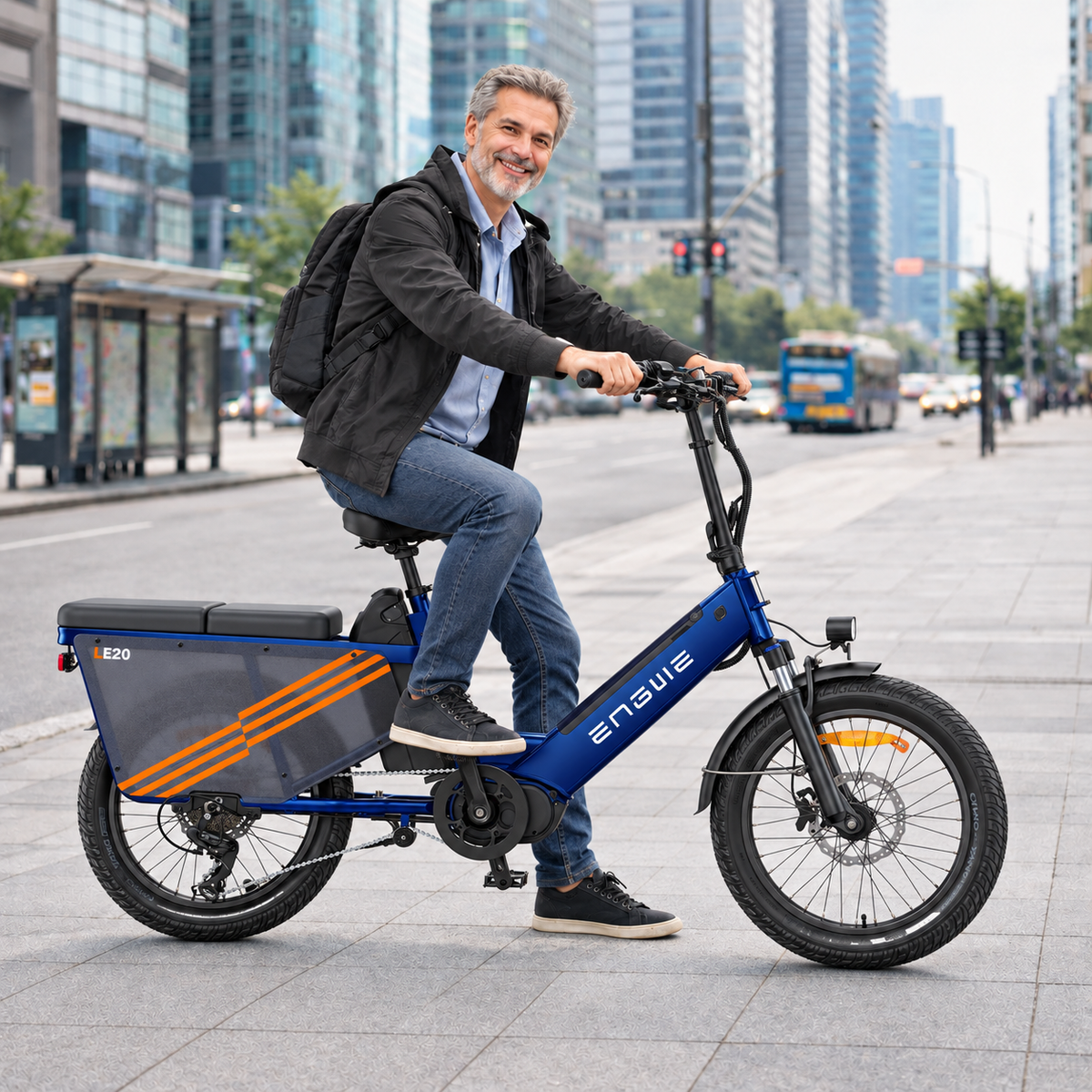 Bicicleta eléctrica ENGWE LE20 EU 2BAT carga 1843 Wh