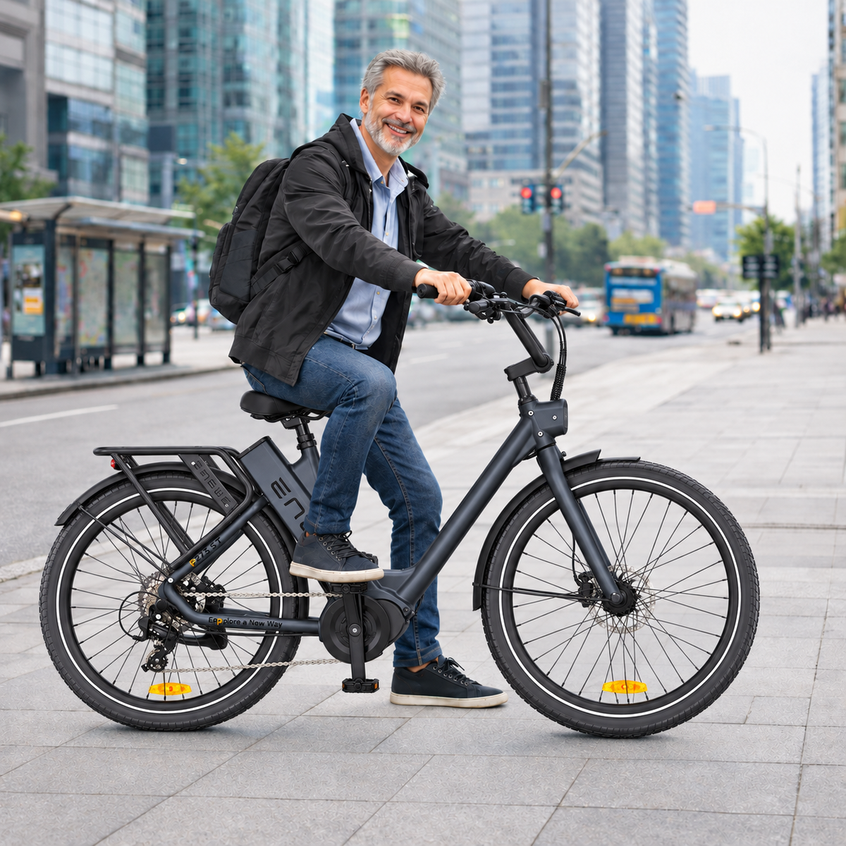 Bicicleta eléctrica ENGWE P275 ST trekking 690 Wh