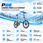 Bicicleta eléctrica ENGWE P20 plegable urbana 345 Wh