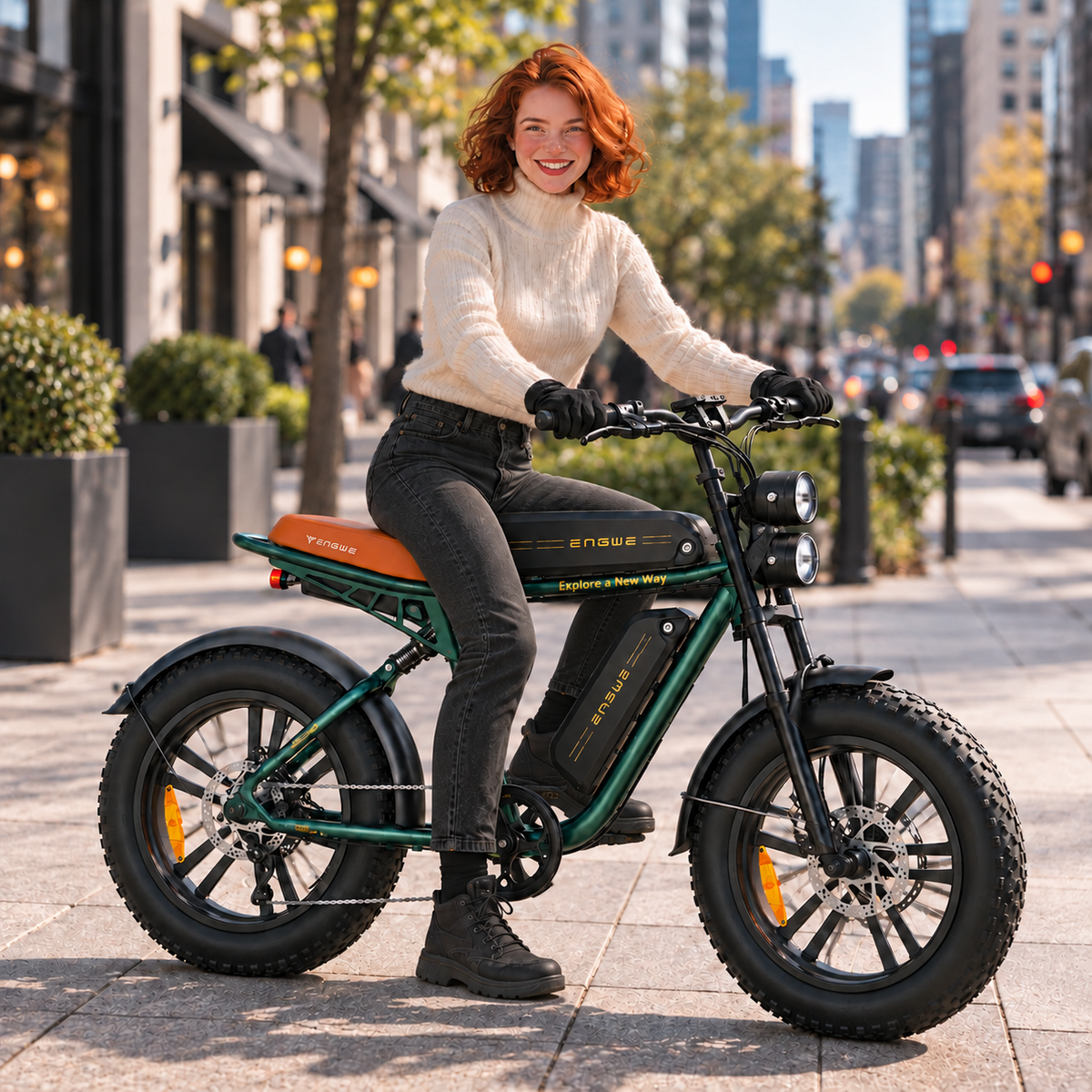 Bicicleta eléctrica ENGWE M20 2BAT urbana fatbike 1248 Wh