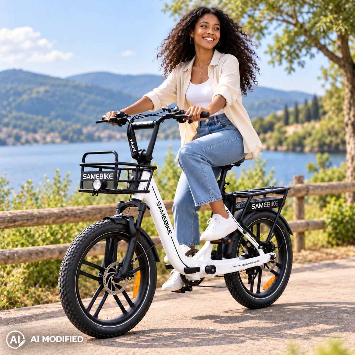 Bicicleta eléctrica plegable C05PRO 470Wh-36V-13Ah - rueda 20"x4" Fatbike