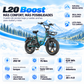 Bicicleta eléctrica ENGWE L20 B trekking fatbike 624 Wh
