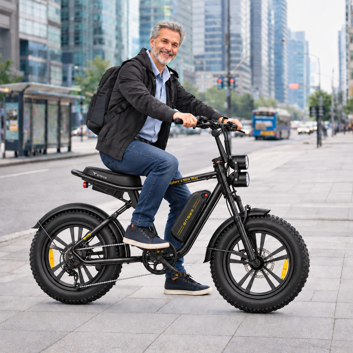 Bicicleta eléctrica ENGWE M20 urbana fatbike 624 Wh