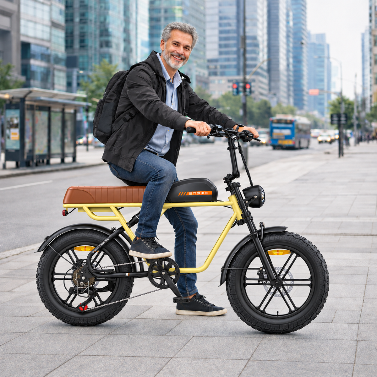 Bicicleta eléctrica ENGWE M1 urbana fatbike 749 Wh