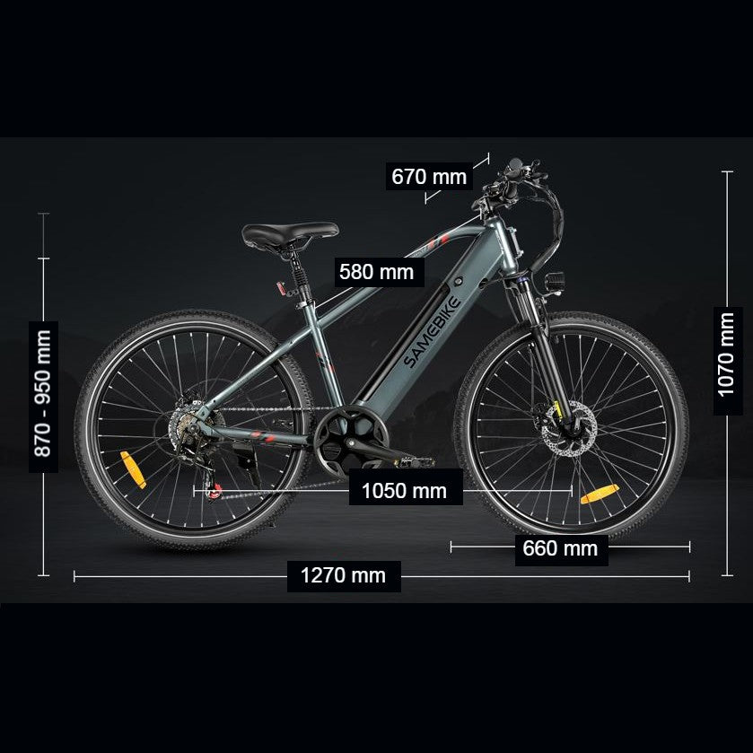MTB eléctrica RS-A01 M2 36V-15Ah (540Wh) - rueda 26x2,1"