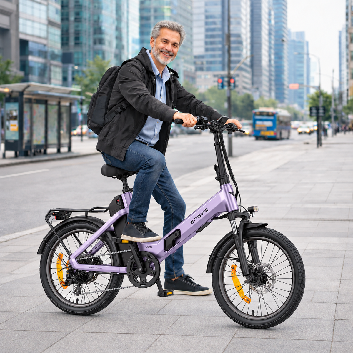 Bicicleta eléctrica ENGWE O20 B plegable urbana 720 Wh