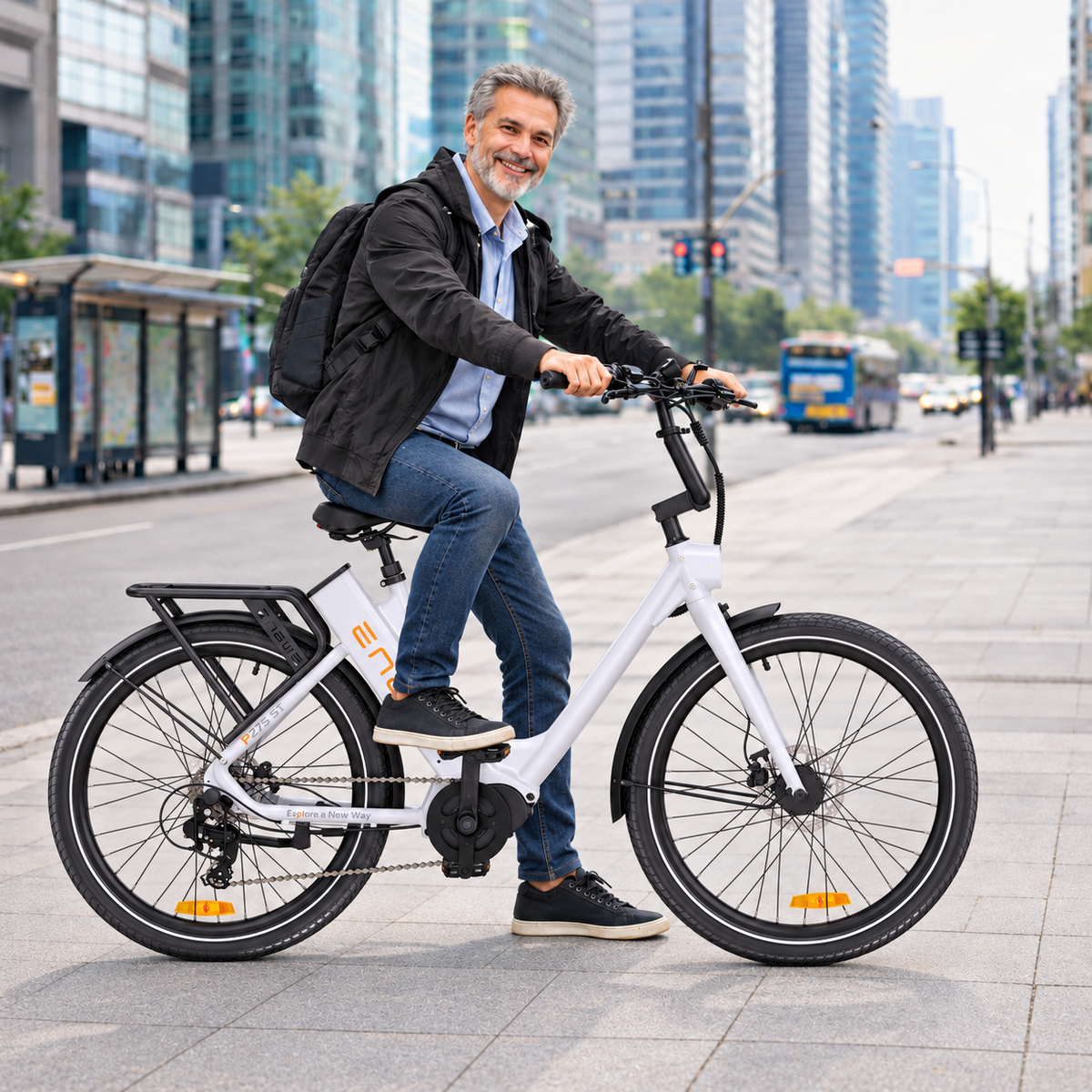 Bicicleta eléctrica ENGWE P275 ST trekking 690 Wh
