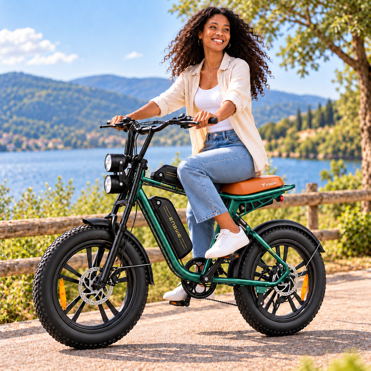 Bicicleta eléctrica ENGWE M20 2BAT urbana fatbike 1248 Wh
