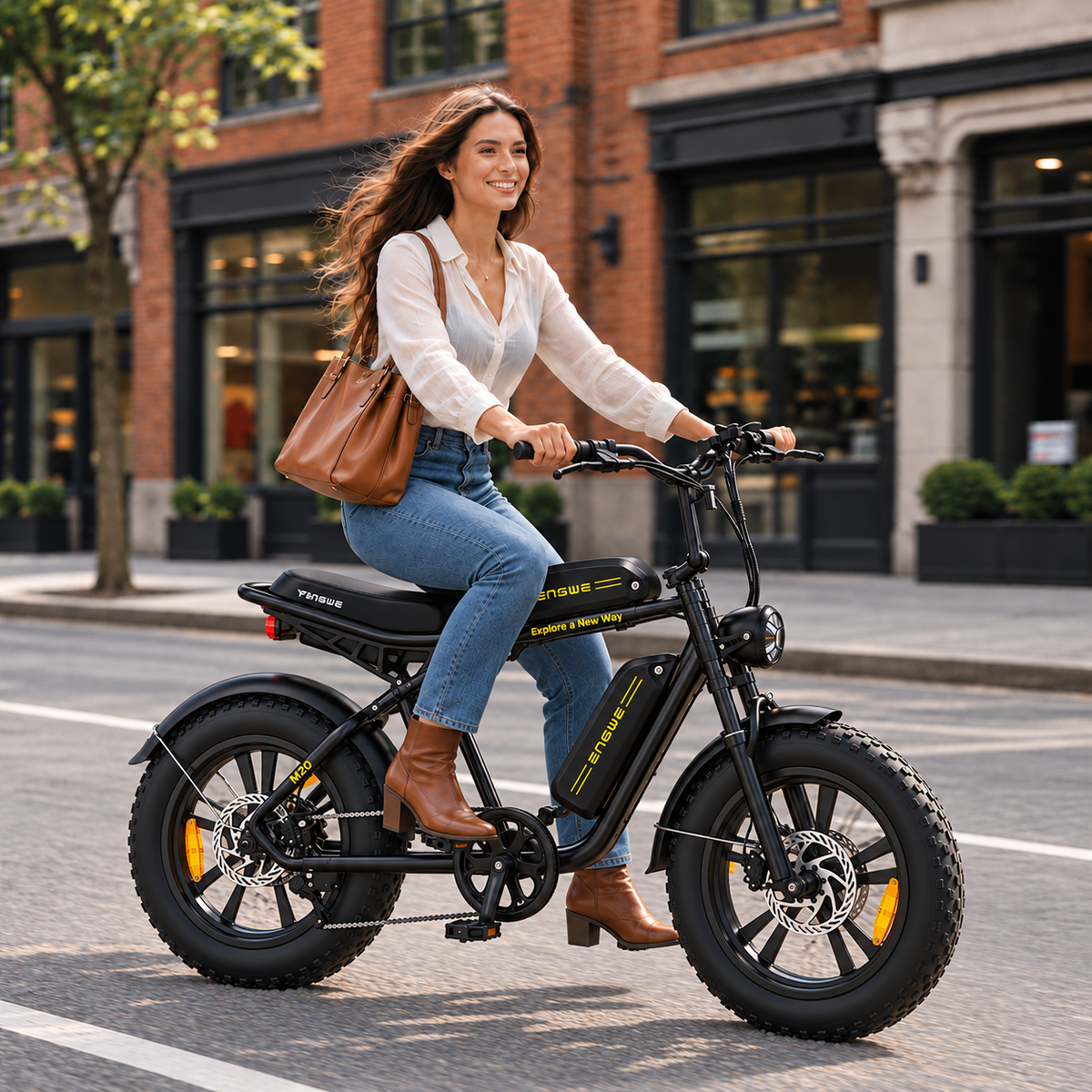 Bicicleta eléctrica ENGWE M20 2BAT urbana fatbike 1248 Wh