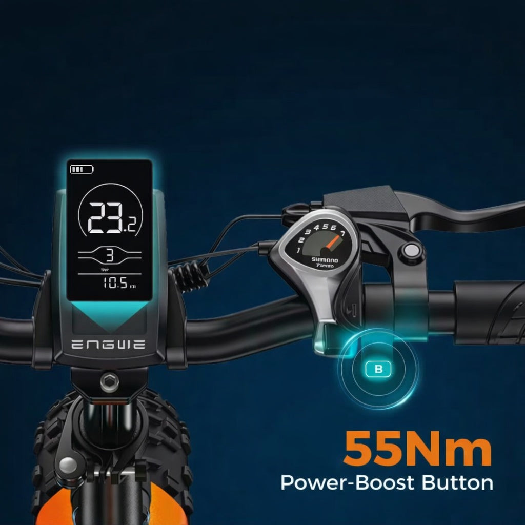Bicicleta eléctrica plegable EP2 BOOST 624Wh - Torque Sensor - 20"x4" Fatbike