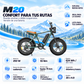 Bicicleta eléctrica ENGWE M20 urbana fatbike 624 Wh