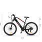 bicicleta eléctrica de montaña Samebike MY275 500W-48V-10,4Ah (499Wh) - rueda 27.5"