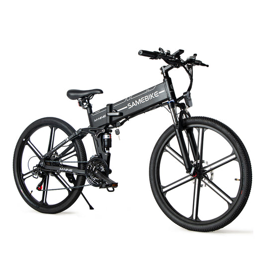 bicicleta eléctrica plegable Samebike LO26 II 500W-48V-10Ah (480Wh) - rueda 26"